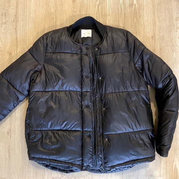Black bomber puffy - Picture 2 of 2